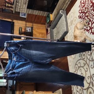 Maurices Dark Wash Skinny Jeans 20w short